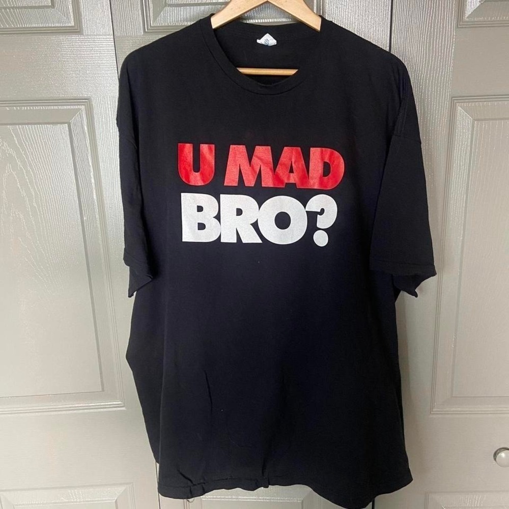 VTG U Mad bro shirt size XXL swag era grunge skater scene emo